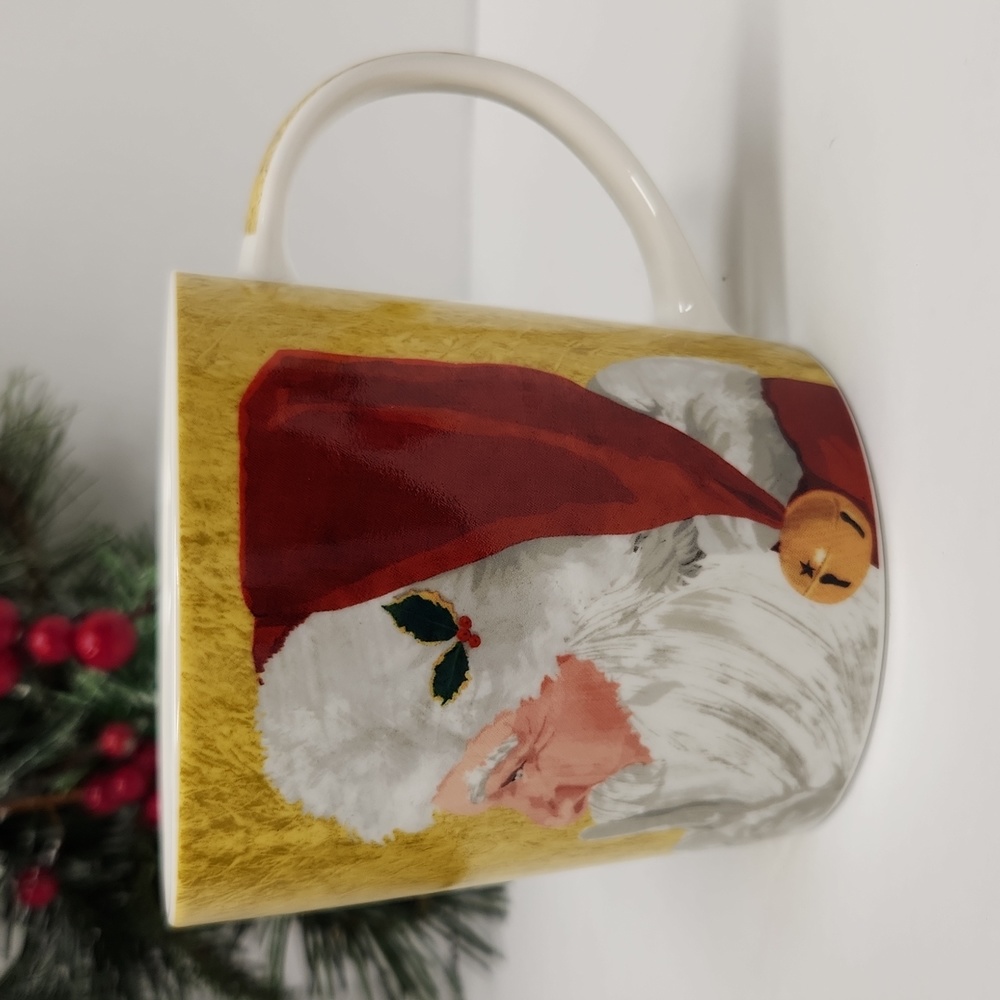 Santa Christmas Mug By Two Can Art